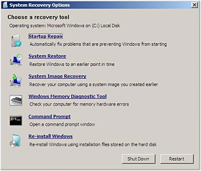 Repair Windows XP, Vista, Windows 7 & 8